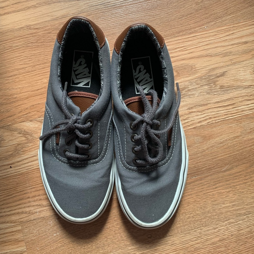 Vans Aztec Print Aztec Shoes with Faux Leather Tongue and Back of Heel